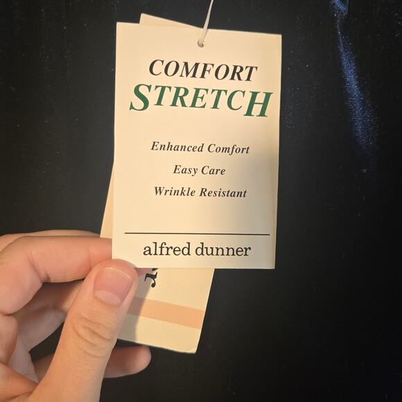 NWT Alfred Dunner Velvet Top & Pant Set – Size 18W | Midnight Blue [0394] - Picture 9 of 13